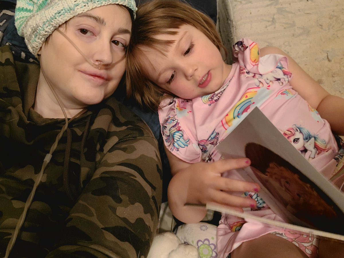 Not sure if I shared this pic of Violet and I reading together.  #mommingwithmets #metastaticbreastcancer