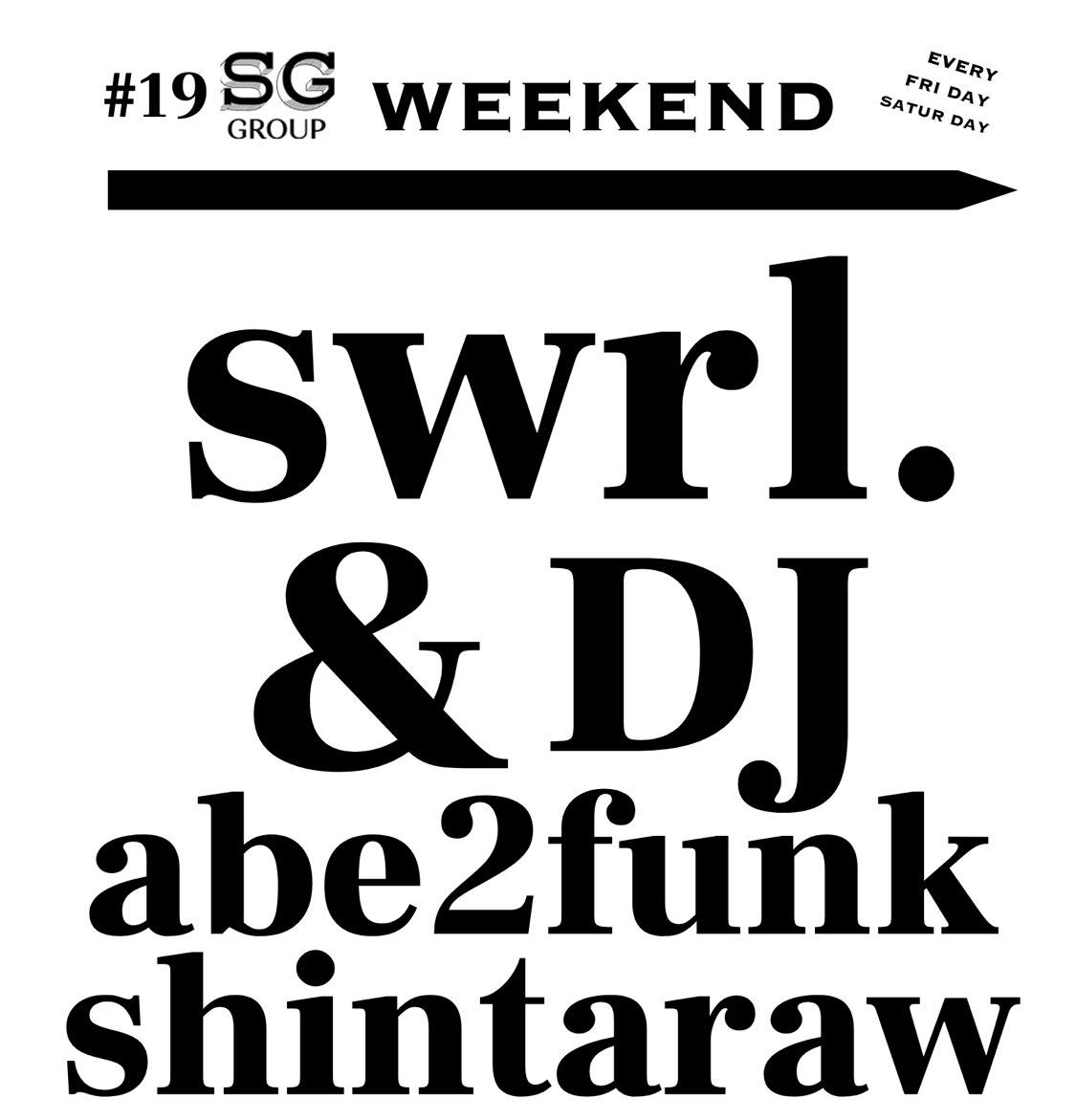 sipandguzzle's tweet photo. 本日のswrl.のDJは戦略コンサルタント、マーケティングプランナー、DJなど多方面で活動されているabe2funkさんです!#swrl. #渋谷 #金曜日の夜 #abe2funk https://t.co/oSkpehLeg1