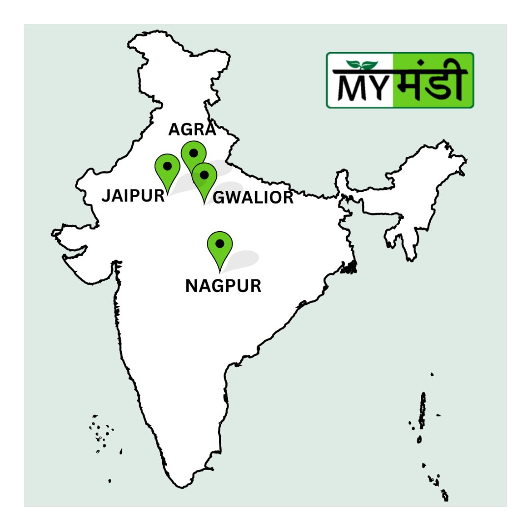 MyMandiOnline's tweet photo. My Mandi empowers India's largest last-mile delivery network, transforming thella walas' lives. Exciting news! We've expanded to Jaipur, Nagpur, Agra, and Gwalior. Support our local partners for a brighter future.
 #MyMandi #LastMileDelivery #startup #AgriTech https://t.co/B7pt9ZoTcR