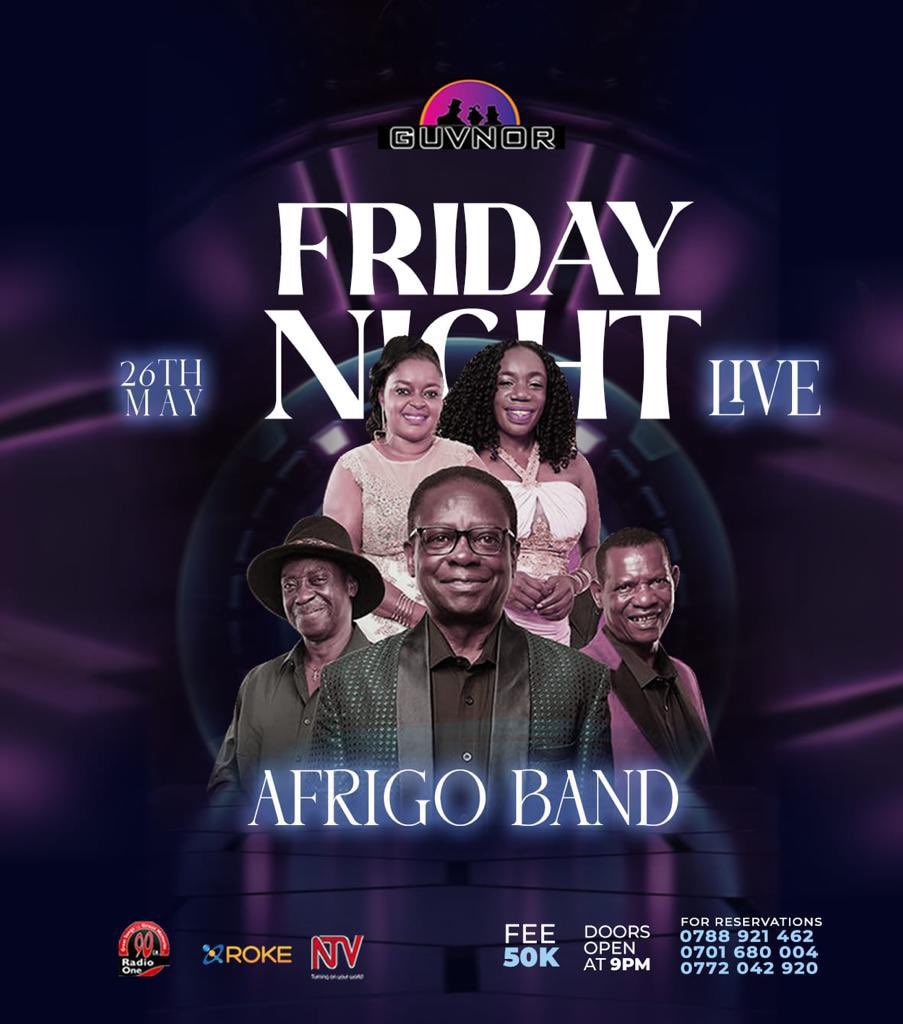 Today; the only party is at @GuvnorUganda btw!!!! Entry is a ka 30k ONLY!☺️☺️🥳🥳

#GuvnorGovernsTheNight #FridayNightLive