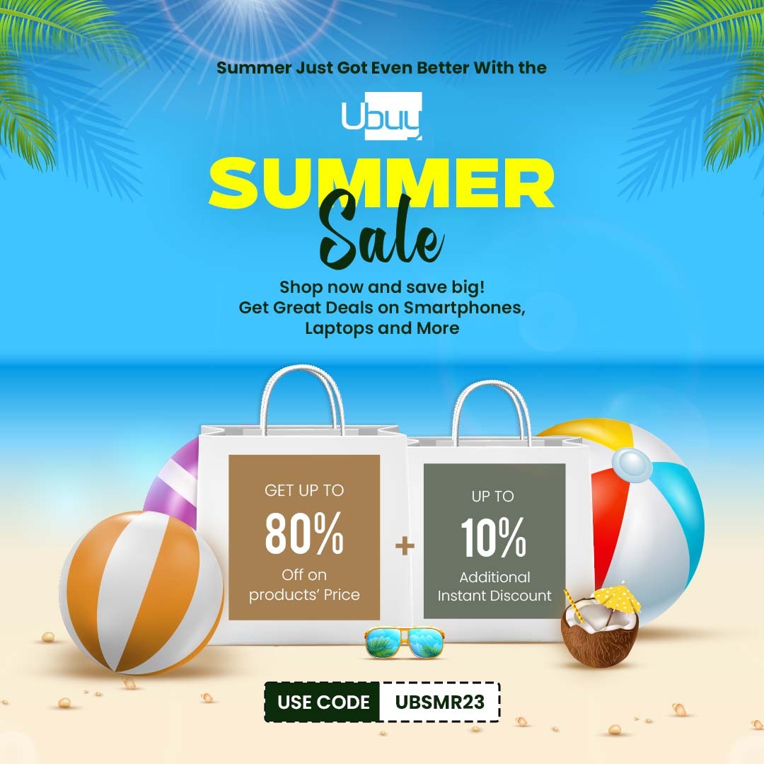 Summer just got even hotter! Don't miss out on the Ubuy Summer Sale, where you can find incredible discounts on all your favourite products🛍

Shop Now- ubys.us/ubuy-summer-sa…

#UbuySummerSale #SummerDeals #UbuySale #HotDeals #WeDeliver #premiumproducts #shopping #ubuy