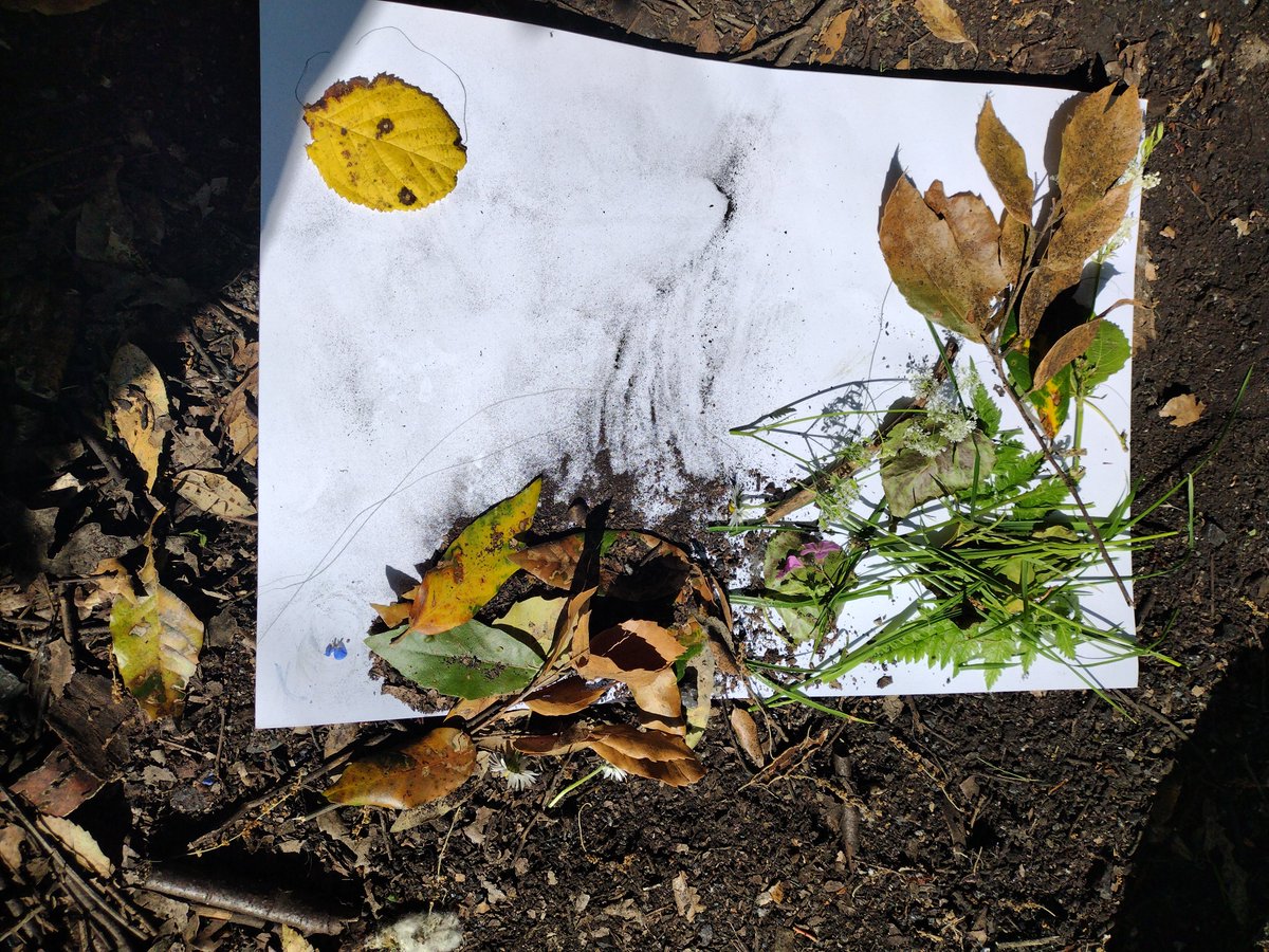 RiversdalePS's tweet image. Garnet Class took full advantage of our superb weather to head outside for a Literacy lesson! We&apos;re reading #KensukesKingdom and used Michael&apos;s arrival on the island as an inspiration to use natural resources to recreate the scene @MichaelMorpugo was creating #RiversdalePS