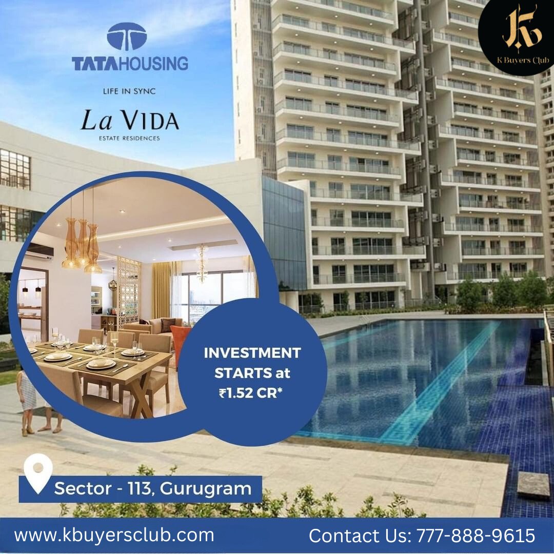 kbuyersclub's tweet photo. Indulge in a world-class living experience 
at Tata Lavida - where every moment is extraordinary.
.
.
.
.
Talk to us: 777-888-9615
.
.
.
.
#TataHousing #tatalavida #residentialproject #realestate #homesforsale #justlisted #dreamhome #househunting #Kbuyersclub https://t.co/tza5YGK87w