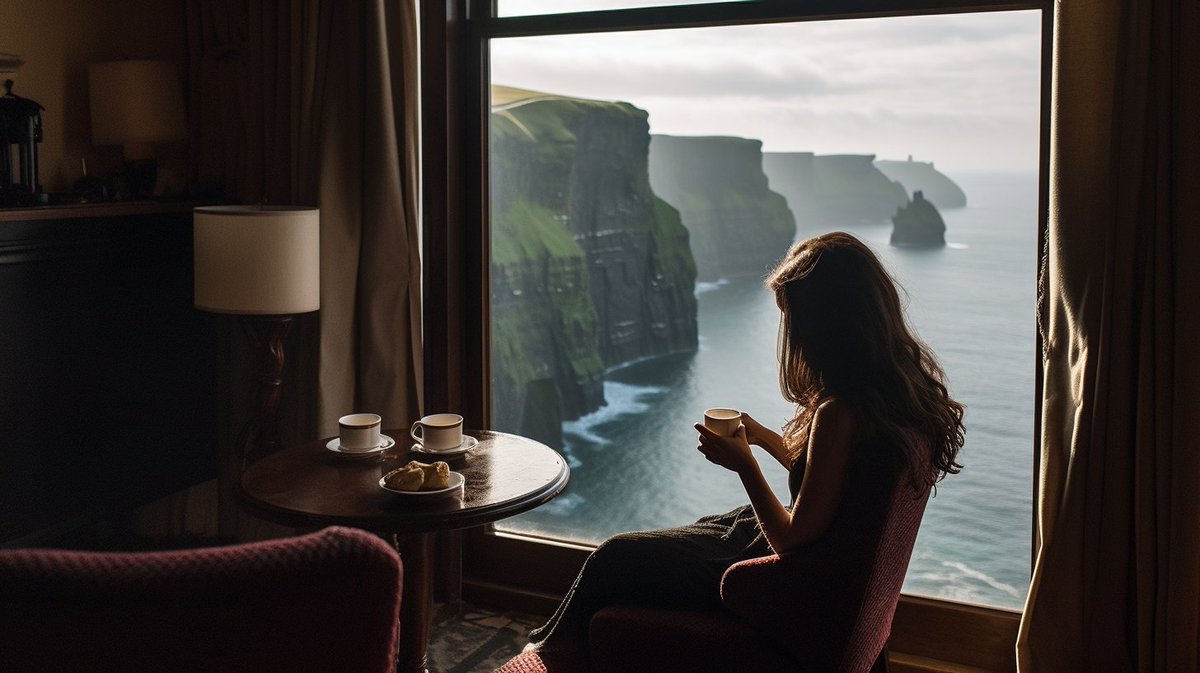 Good morning #AI cupcakes! What a beautiful sight on the great #cliffsofmoher ! Could spend all day looking out of the window, but a hike is in order!

What are your plans for today?