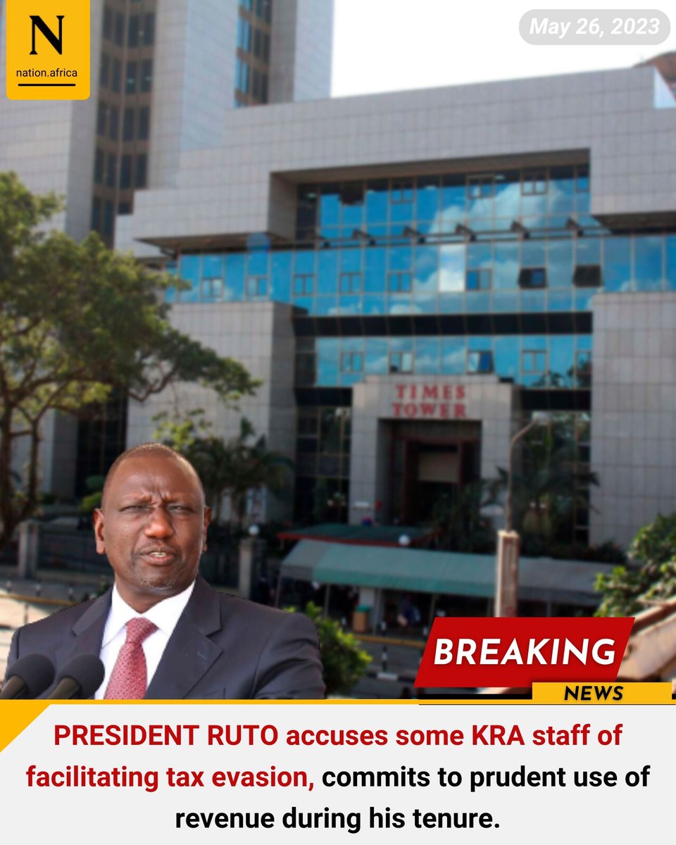 Nation Africa on Twitter "PRESIDENT RUTO accuses some KRA staff of