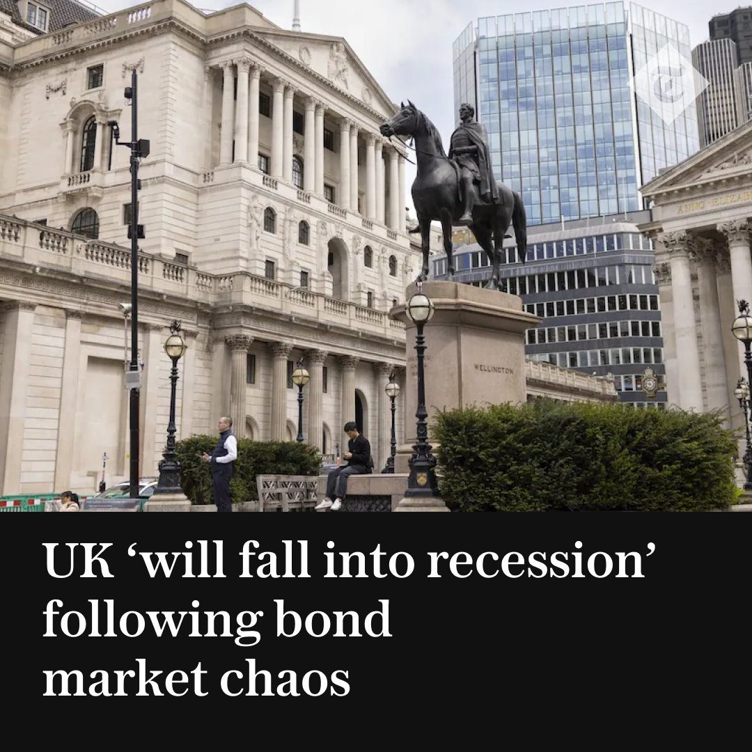 The Telegraph on Twitter "⚠️ Britain will fall into recession by the