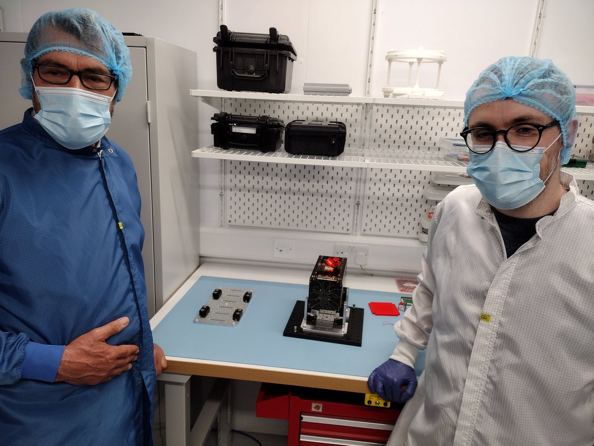 Glorious summer day to welcome <a href="/mac_perryman/">Michael Perryman</a> to <a href="/ucddublin/">University College Dublin</a> for the annual <a href="/UCD_physics/">UCD Physics</a> alumni event. He shared career advice with astro/space students &amp; visited <a href="/EIRSAT1/">EIRSAT-1</a> before giving a wonderful talk about <a href="/ESAGaia/">ESA Gaia</a>