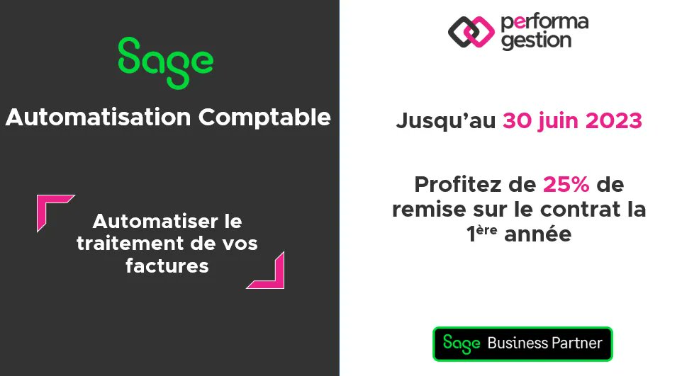 Pour l'arrivée de la #facturation électronique, #SageAutomatisationComptable est un outil indispensable pour automatiser le traitement de vos #factures ! Afin d'être prêt pour le 1er juillet 2024, anticipez sa mise en œuvre dès aujourd'hui 😊 !
buff.ly/3uLFeqa