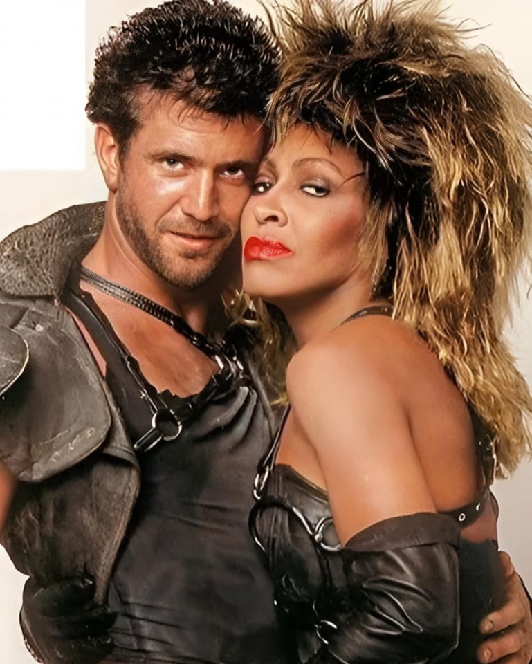 Tina Turner and Mel Gibson