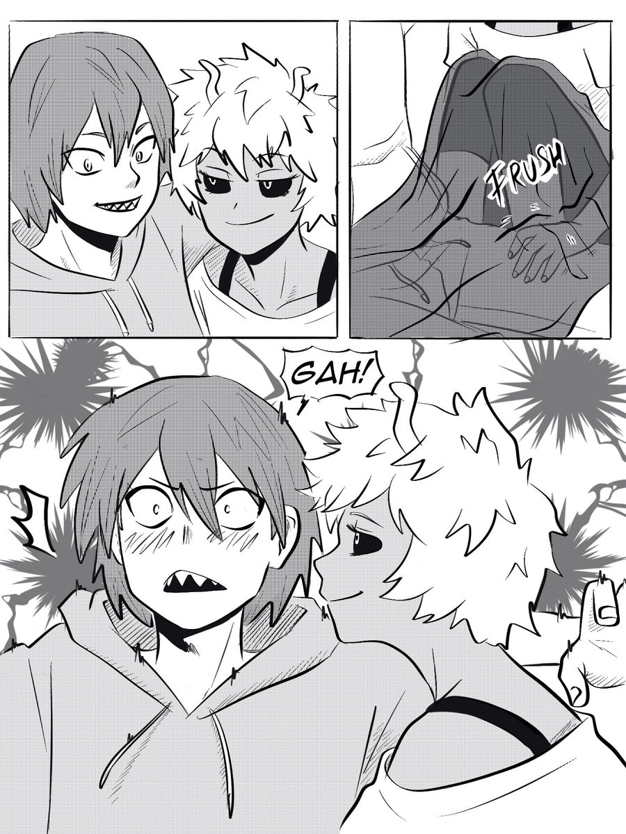 giusto_art's tweet photo. I CAN’T BELIEVE I DIDN’T TWEET THAT!
A soft smut comic I made a few months ago starring the #bakusquad and #kirimina.
Enjoy! 

Part 1/2 https://t.co/twzTxwjAJa
