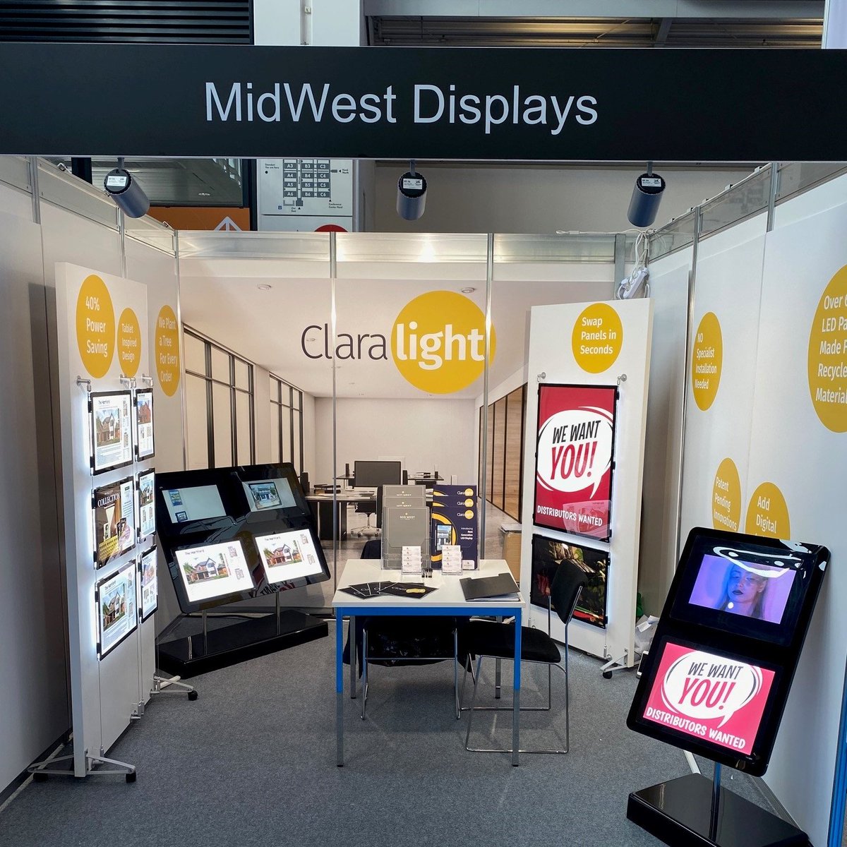 Good morning <a href="/FESPA_Community/">FESPA</a> for the last day of the show. If you are a #distributor visiting #FESPA2023 come see us at A2.A80 &amp; checkout a brilliant display range that has #Sustainability #style and #simplicityofuse at its core &amp;