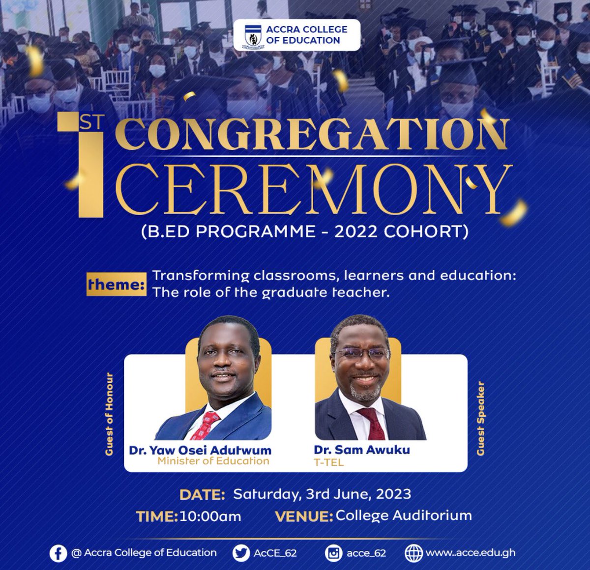 ACCRA COLLEGE OF EDUCATION tweet media