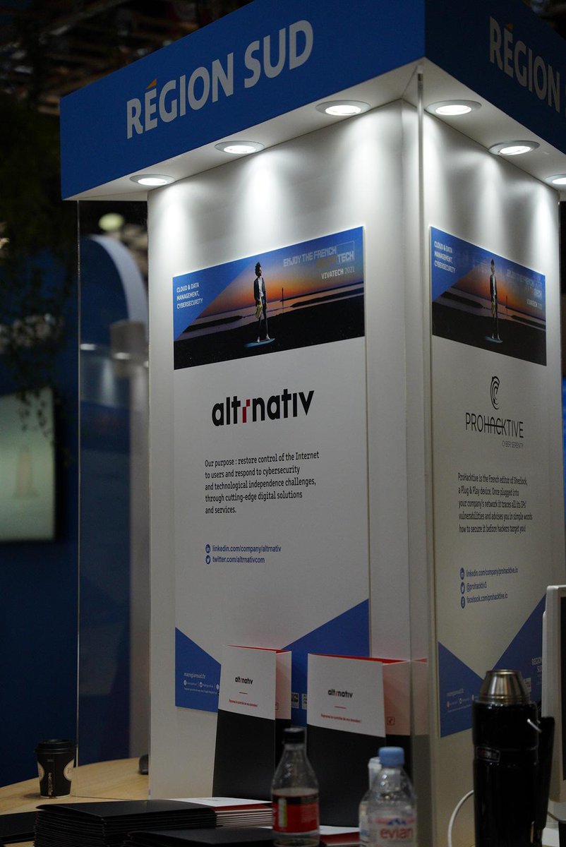 Altrnativ (@altrnativcom) on Twitter photo 📣 Nous sommes heureux d’annoncer que nous serons présents à <a href="/VivaTech/">Viva Technology</a>, le plus grand événement européen de startups et de technologie, à Paris !
📆 le 14, 15 & 16 juin
Venez nous rencontrer et échanger avec nos experts sur les sujets de #cybersécurité et d'#IA.
📍 Stand B38 📣 Nous sommes heureux d’annoncer que nous serons présents à <a href="/VivaTech/">Viva Technology</a>, le plus grand événement européen de startups et de technologie, à Paris !
📆 le 14, 15 & 16 juin
Venez nous rencontrer et échanger avec nos experts sur les sujets de #cybersécurité et d'#IA.
📍 Stand B38