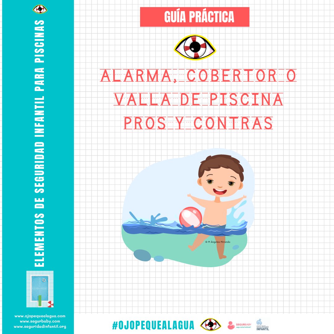 Pekeseguro's tweet photo. 🤔¿Valla de piscina? ¿cobertor? ¿alarma?

Si aún no tienes protegida tu piscina, te dejamos esta guía práctica de @Segurbaby para la campaña de #prevención de #ahogamientos @ojopequealagua #OjOPequealAgua

https://t.co/0oKg382qpV https://t.co/5U7jABrlxp