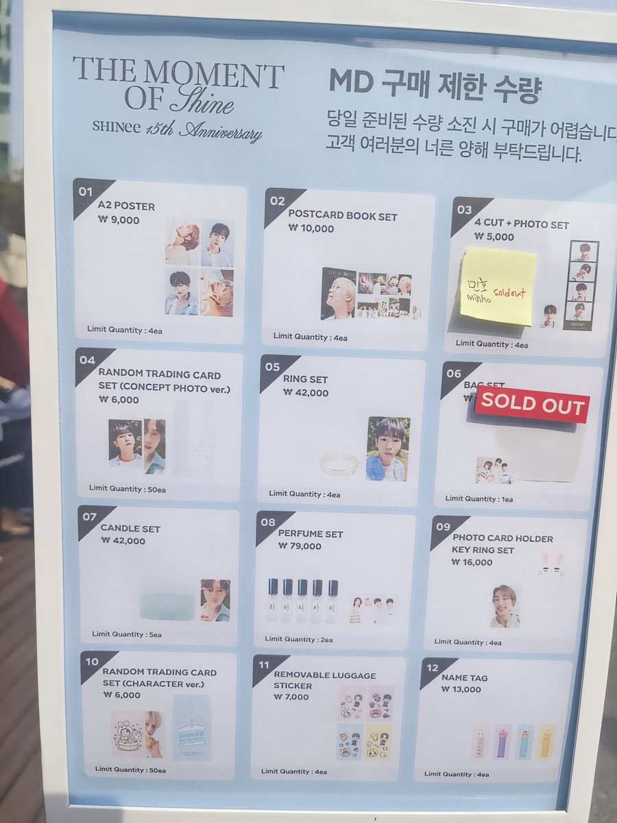 Minho 4cuts and the bag is sold out (again)