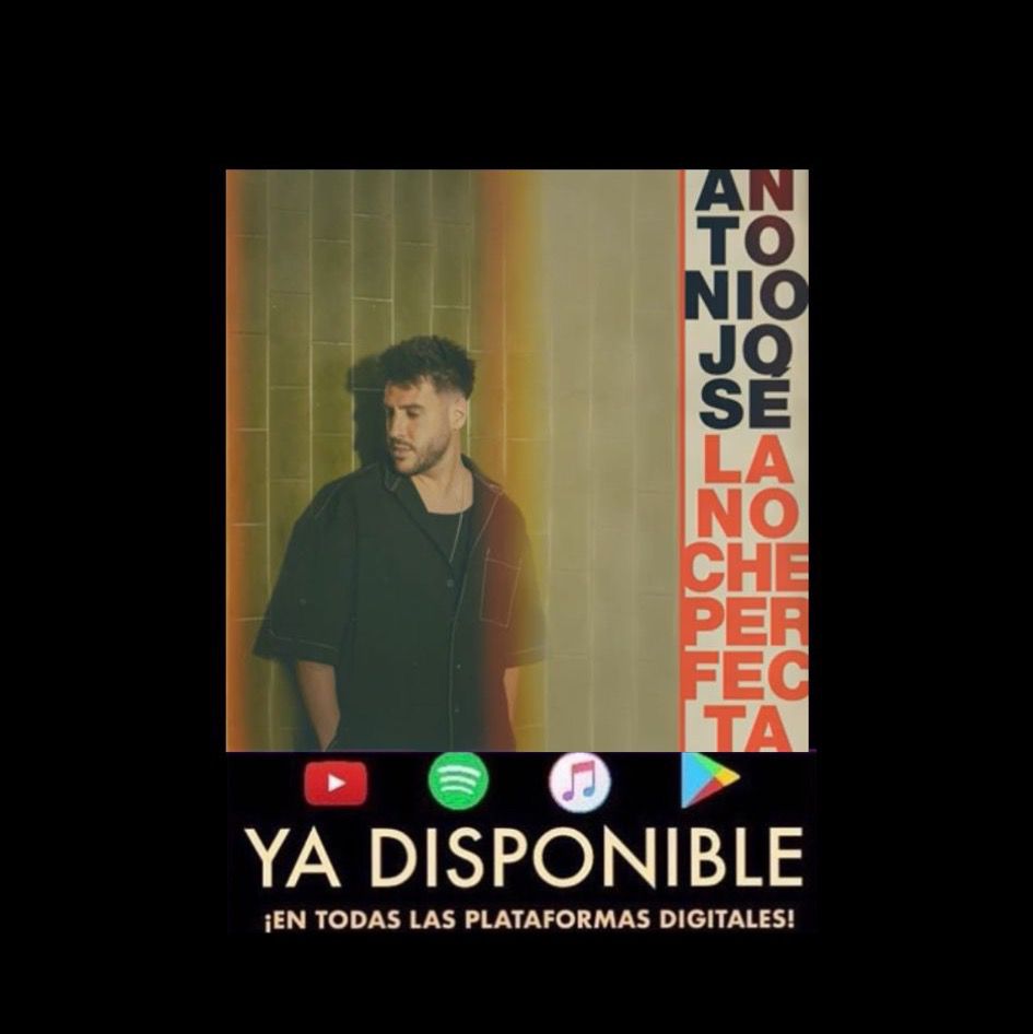 ¡LA NOCHE PERFECTA YA ES NUESTRA!😍
.
Disponible en todas las plataformas digitales🎶

#LaNochePerfectaAntonioJosé