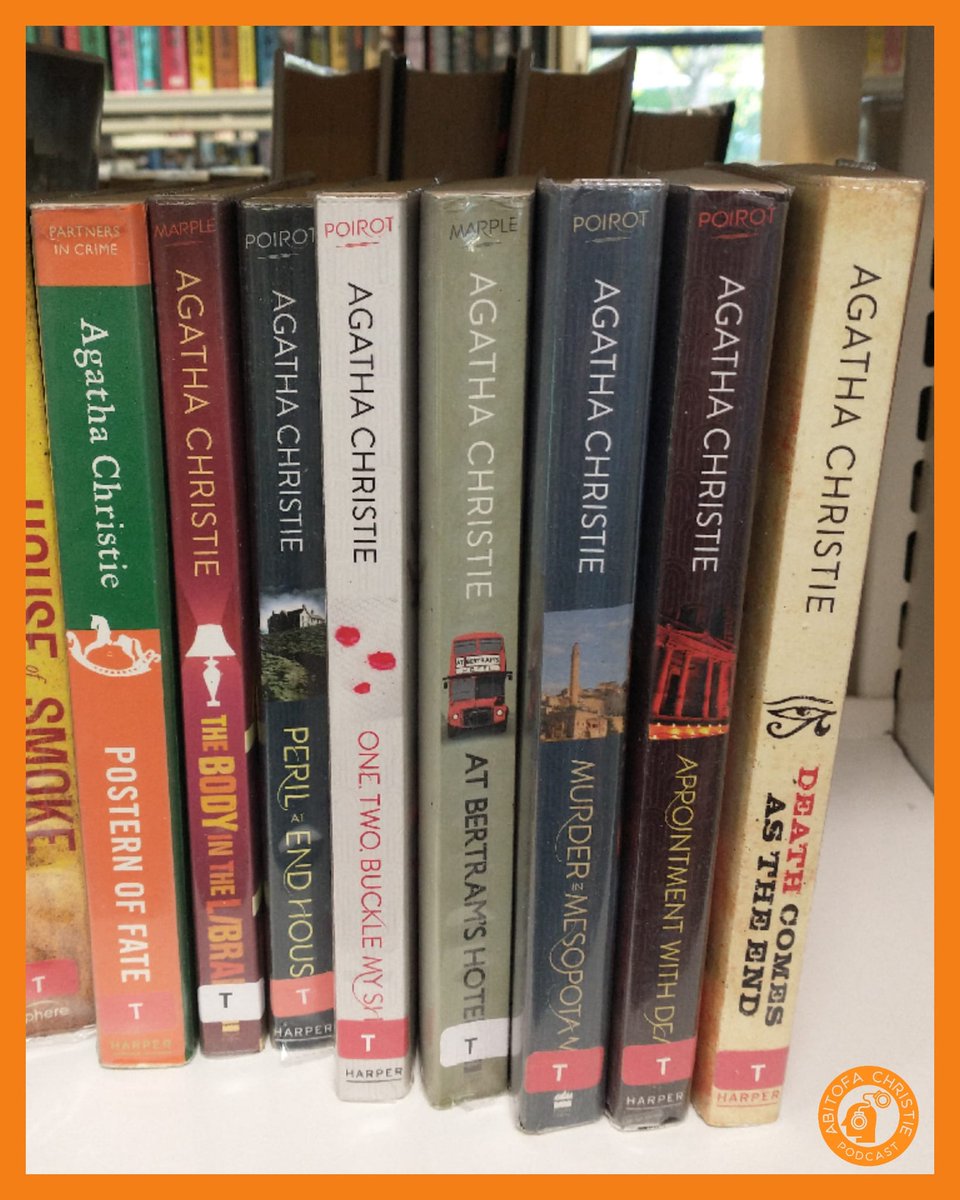 AbitofaChristie's tweet image. We have been out and about, finding Christie links in our local community this week. Link 1 - The local library. Which is your favourite of those on offer? #AgathaChristie #Locallibrary