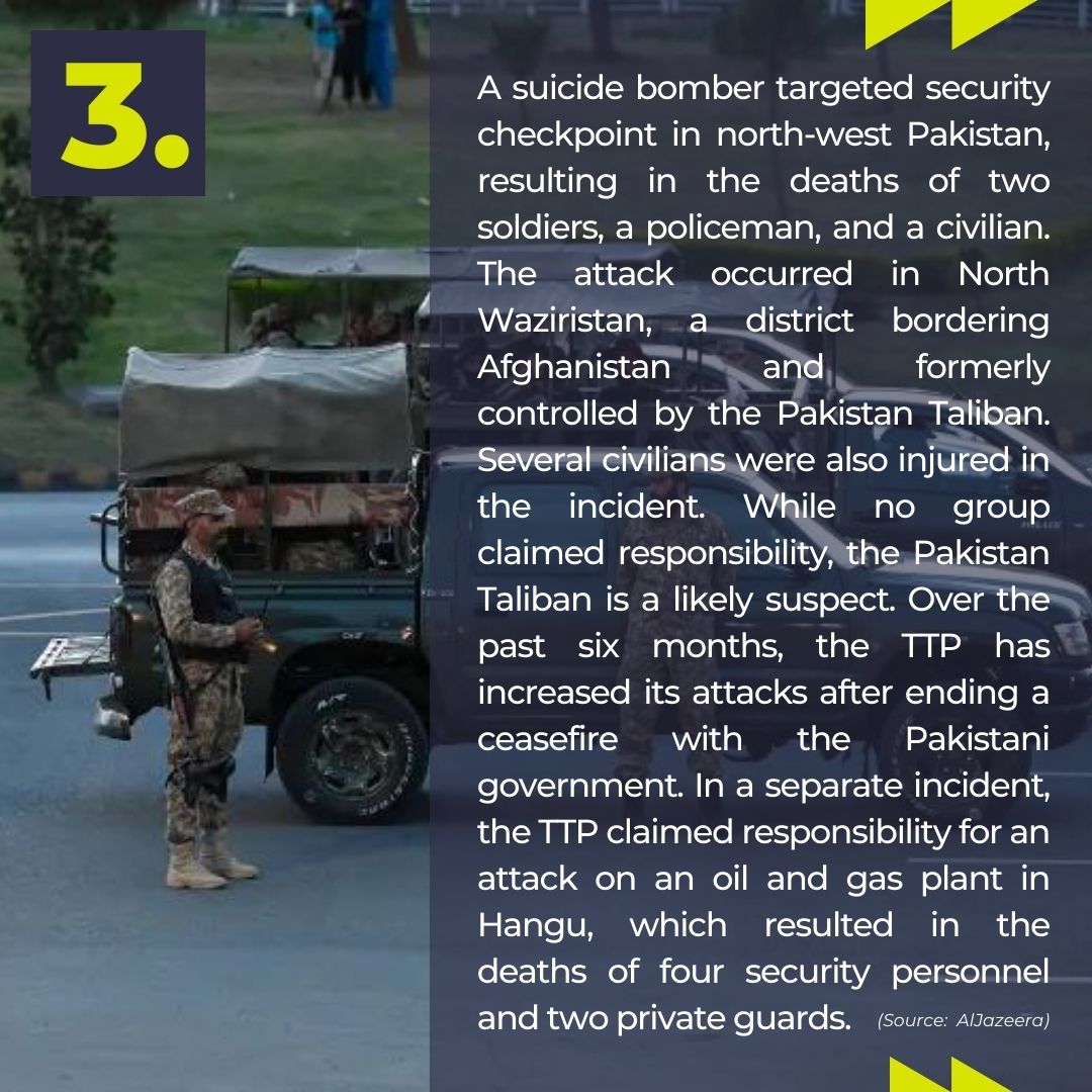 thegeosphere_'s tweet photo. "🚨 Thursday's news roundup has all the top stories for you. Stay informed with our daily news updates."

Top Headlines:
1. #DebtCeiling Talks Teeter: #Republicans' Risky Move.
2. #US says #Russia cannot win in #Ukraine war.
3. Deadly #attack rocks Northwestern #Pakistan. https://t.co/6YjIAjRSKt