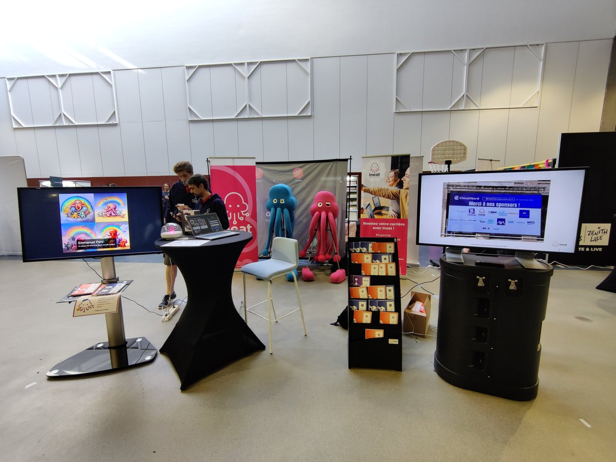 Aujourd'hui nous sommes au <a href="/DevfestLille/">DevLille</a> 2023 ! <a href="/IneatGroup/">INEAT</a> vous accueille sur son stand pour vous parler de notre métier, avec en prime un concours de génération d'images avec un joli cadeau à gagner en fin de journée. Viens nous voir et tente ta chance !