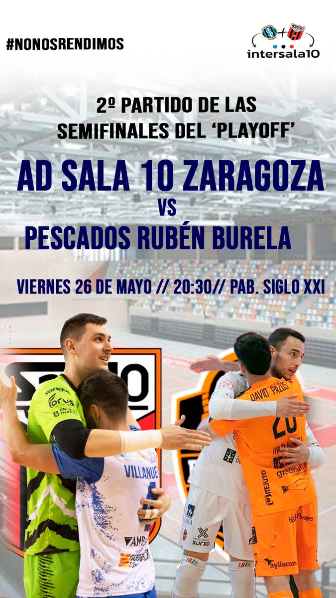 ¡¡Es hoy, es hoy!!

😉Esta tarde nos vemos en el Pabellón Siglo XXI 

🪪 ABONADOS: El partido entra en el abono de temporada
🎟️: Las taquillas se abrirán a las 19:00

⬇️ENTRADAS ⬇️ adsala10.compralaentrada.com/eventos/

#NoNosRendimos