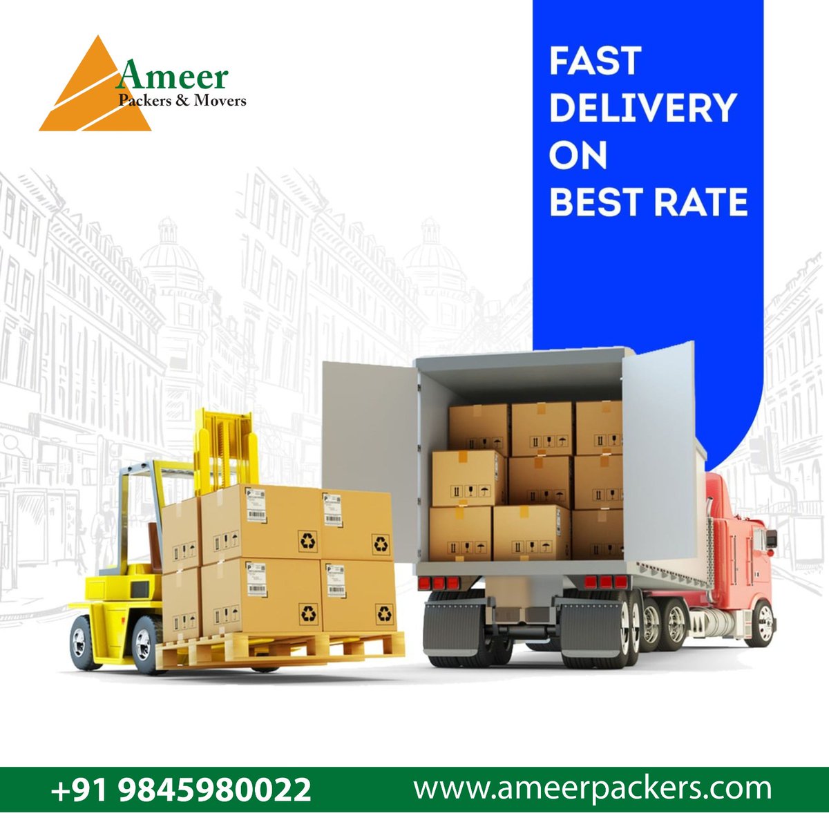 AmeerPackers_'s tweet image. 📦 Introducing Ameer Packers &amp;amp; Movers! 🚛 
✅ Trusted Choice for seamless moves. 
✅ Stress-free from packing to unloading. 
✅ Skilled professionals for local and long-distance moves.
Contact: +91 9845980022 | ameerpackers.com
#ReliableLogistics #SeamlessRelocation