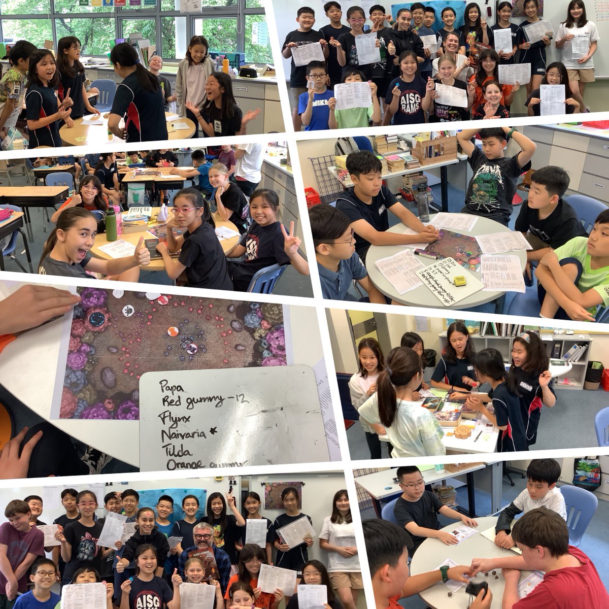 Having the opportunity to teach #DnD alongside <a href="/AdrianaRewald/">Adriana Rewald (she/her)</a> to our G5 ASA Ss has been one of the best parts of this school year. It has been amazing helping them develop their #imaginations, #collaboration, and #problemsolving skills while throwing some dice.