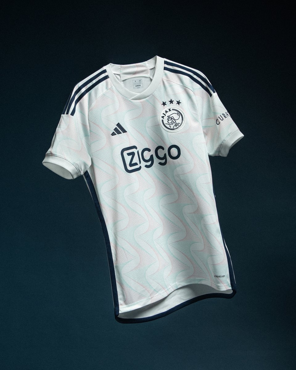 classicshirts's tweet photo. 🚨Shirt Alert🚨

Ajax and adidas have just dropped their 2023 away shirt!

For the first time since 1988, Ajax use the colour white for the base of their away shirt. https://t.co/yM7hMz13N5