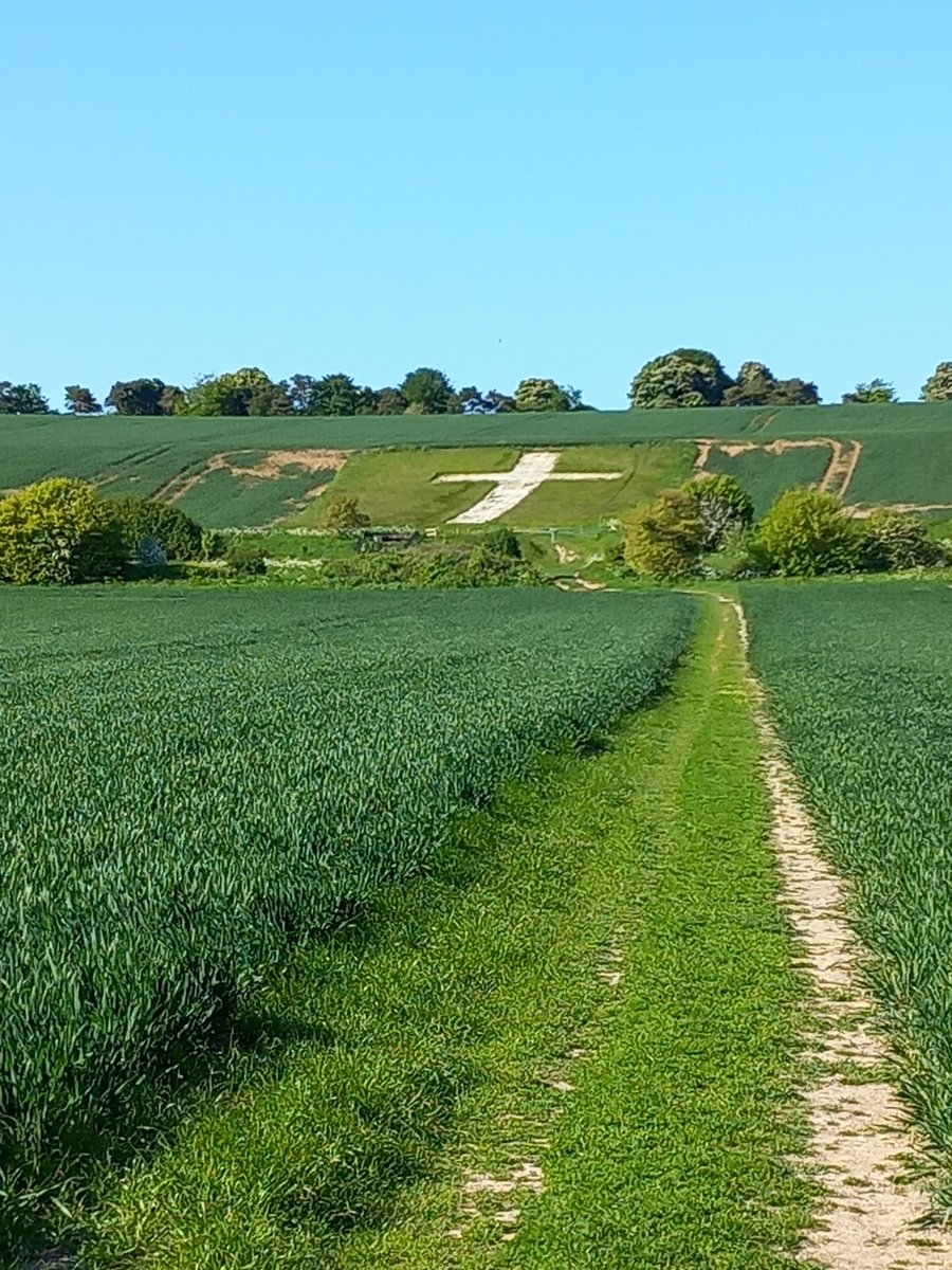 #NationalWalkingMonth
The North Downs Way above Lenham in Kent. 🇬🇧 
May 2023
@RamblersGB 
@NorthDownsWayNT 
#fingerpostfriday
#footpathfriday