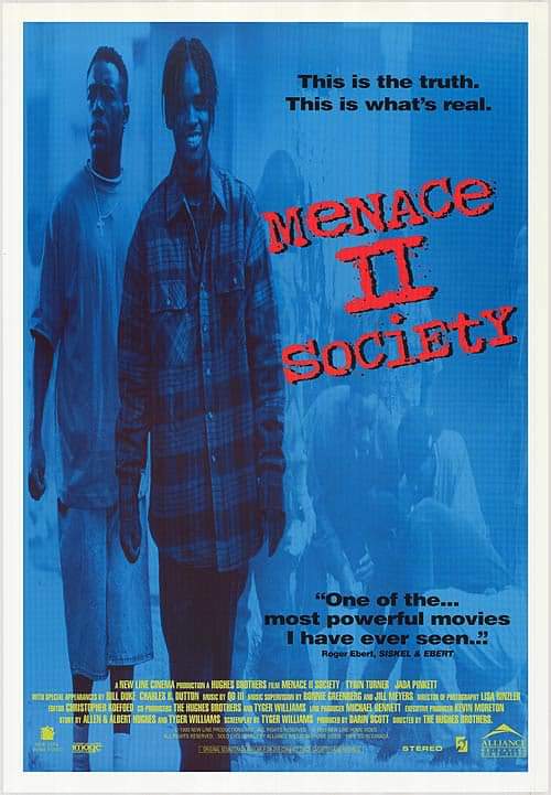 Happy 30th Anniversary to the film 'Menace II Society' (May 26, 1993) #30Years #MenaceIISociety #TyrinTurner #LarenzTate #JadaPinkett #VonteSweet #MCEiht #GlennPlummer #CliftonPowell #CharlesSDutton #SamuelLJackson #90sMovies #90s  #MenaceIISociety30