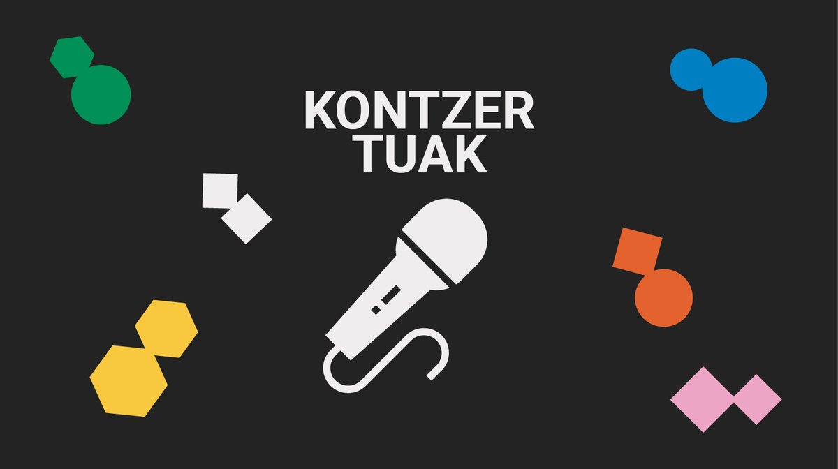 👨‍🎤 ¿Quieres conocer los conciertos de la Fiesta de la Escuela Pública Vasca? ⬇
📅 3 de junio: TOC + <a href="/trikizio/">Trikizio</a> 
📅 4 de junio: Kilimak + <a href="/STR_ofiziala/">S T R</a> + <a href="/oxabi_/">OXABI</a> + Asago
acortar.link/ErxACP