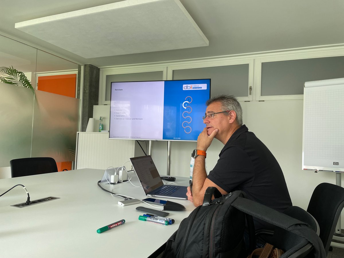 hj_bdsr's tweet image. Die letzten 3 Tage das KnowHow betreffend #Oracle #DataGuard auffrischen @dbiservices #besharing