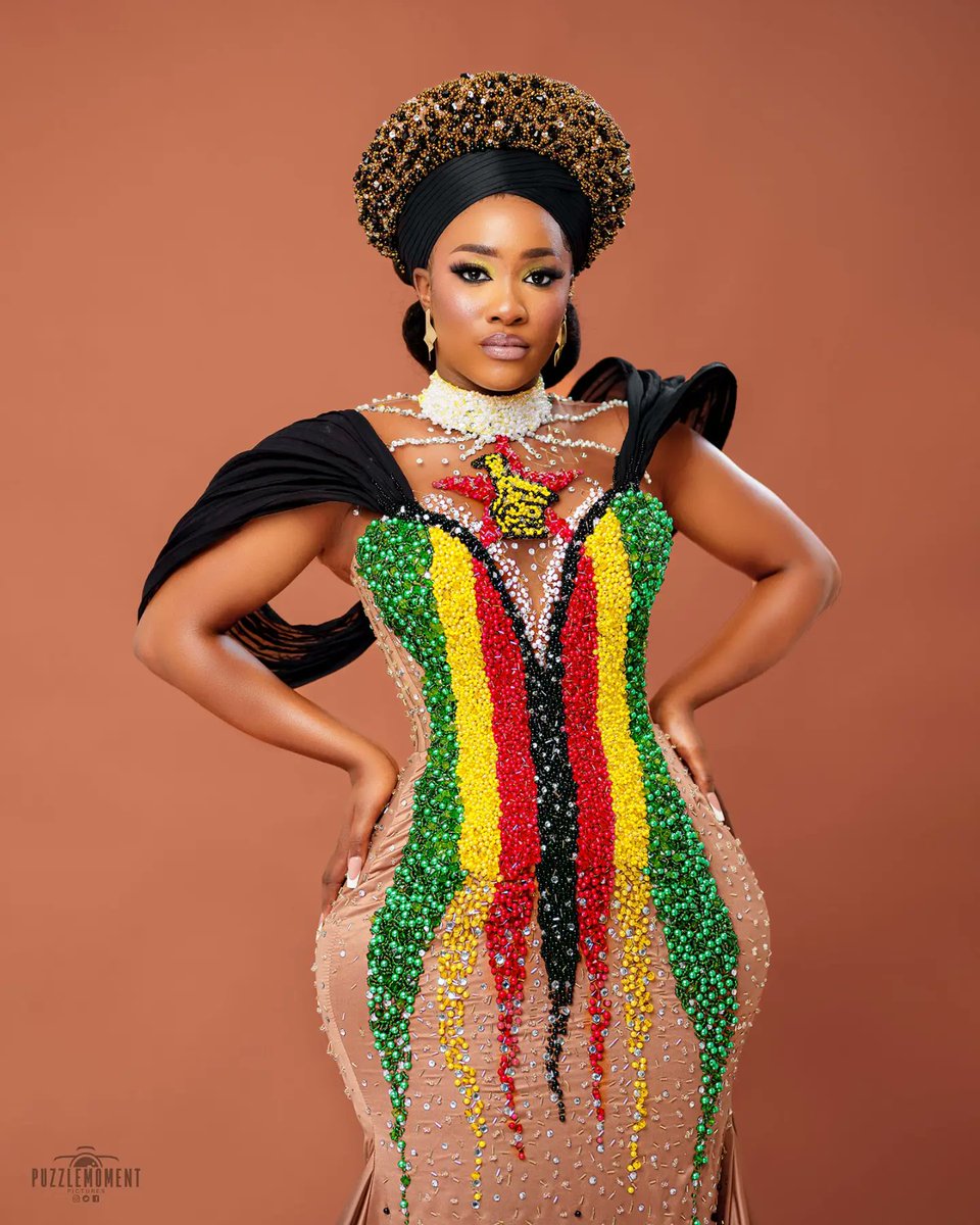 This for a Zimbabwean dress is beyond beautiful. Great work <a href="/sozinio_/">Sozinio</a> 👏👏👏