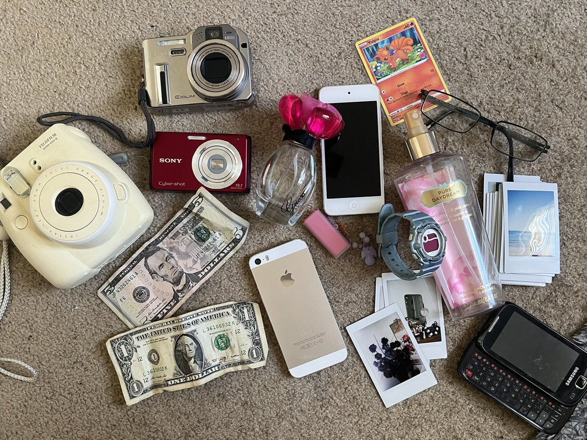 everything i found cleaning my room today