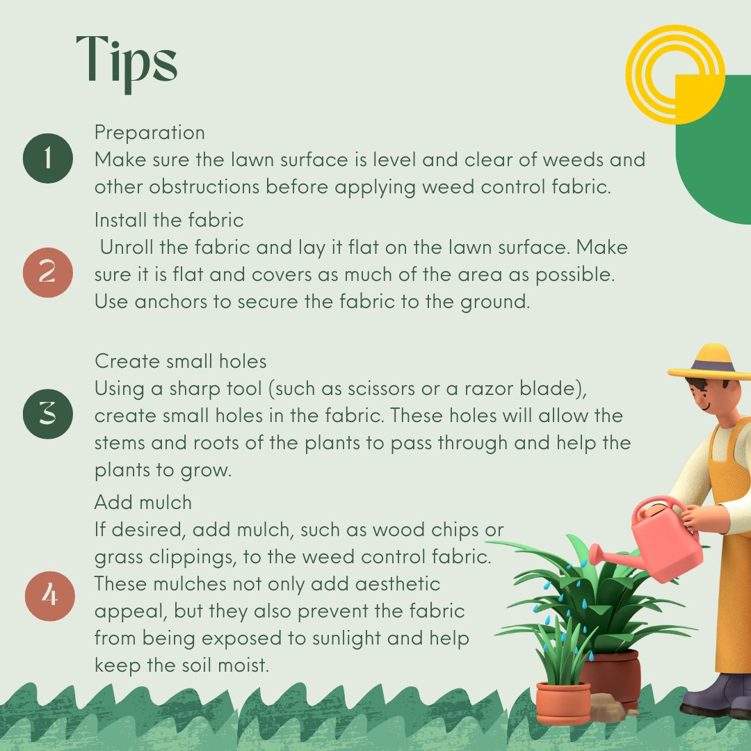 Netuerastore's tweet image. Tired of the hassle of lawn care? Discover these weed prevention tips for a perfect lawn with minimal effort. 🌱#LawnCareMadeEasy #weedproofcloth
Click on the link to see more quality drop cloths!bit.ly/42aOAfM