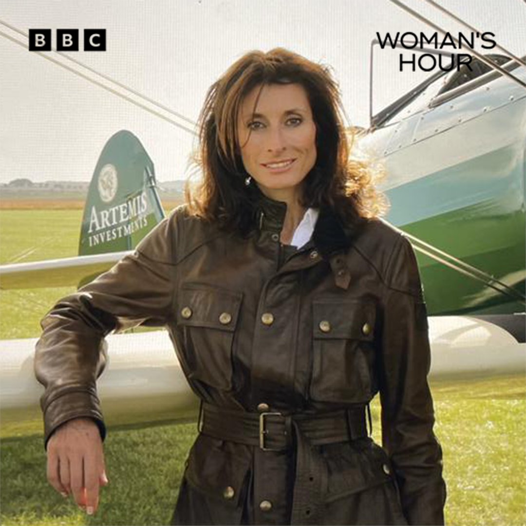 BBCWomansHour's tweet photo. 📢 Coming up: 🛩️ Aviator Tracey Curtis-Taylor @biplanebird joins @itsanitarani in the studio to talk about her flights all across the world in a 1942 biplane 🌍

🎧 Listen from 10am on @bbcsounds ⬇️