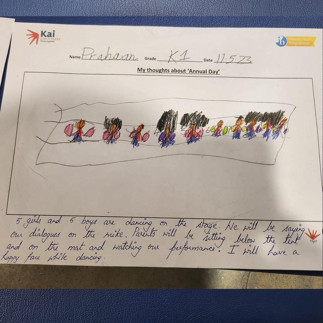 KaiYears's tweet photo. Check out the children's excitement for the Annual Day through beautifully illustrated artwork, showcasing their boundless creativity and impeccable attention to detail. #AnnualDayReflections #YoungArtists #CreativityUnleashed #annualshowcase2023 #annualday https://t.co/mgxHeTRJIy