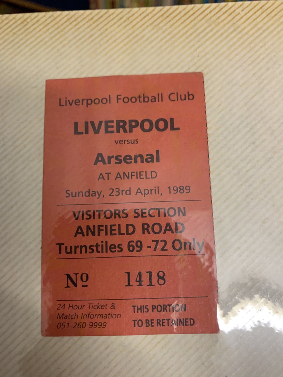 I was there, 34 years ago today
“It’s up for grabs now!!!!!!! “
#Anfield89