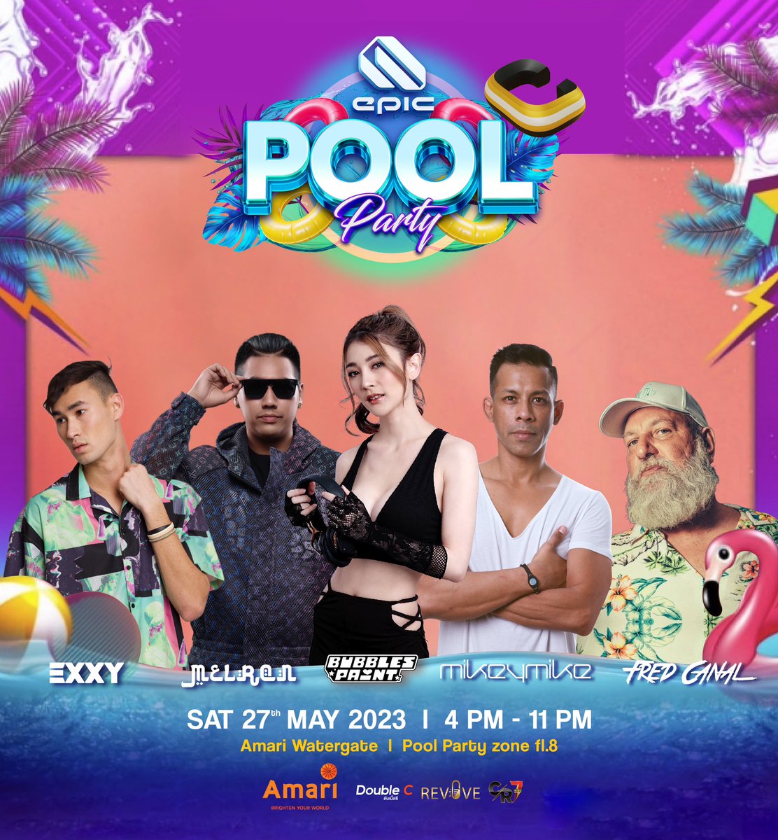 Line up DJ for tomorrow ! 🔥🔥🔥💓

Crypto Meetup Thailand is ready 🍻
What’s about you ? 

See you guys!!! 
<a href="/EPICBangkok/">EPIC Entertainment</a> 
#CryptoMeetupThailand #CryptoPoolPartyandBeers #EpicPoolParty #StayCheers