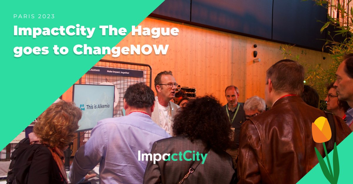 looking back at a great first day of #ChangeNow2023. Find us today again at our booth at the #accelerate section together with the team of <a href="/impactcity/">ImpactCity</a> #Innovation #changenow