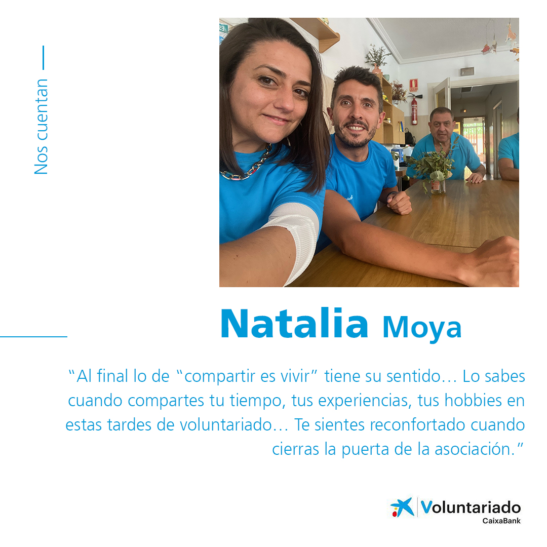 Noemi Cabrera, Vicente Escrig Serra y Natalia Moya nos cuentan sus experiencias dentro de las actividades de voluntariado en las que han participado durante nuestro #MesSocial.

¡Gracias por compartir vuestras experiencias! 💙🙌

#VoluntariadoCaixaBank #CABKAcciónSocial