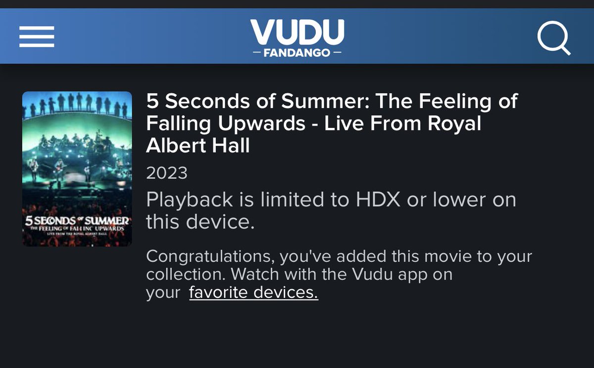 I HAVE IT!!! 🎬🍿🤩✨#TheFeelingOfFallingUpwards ✨
Thank you @5sos !!