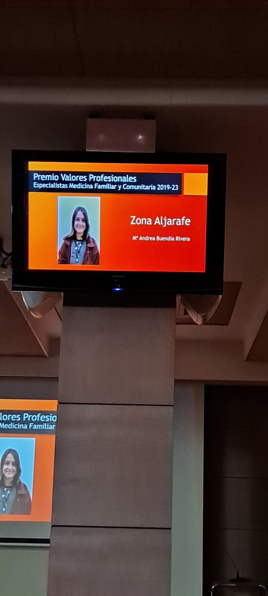 Premio valores profesionales en Zona Aljarafe:
- Mª Andrea Buendía Rivera.
<a href="/UDMAFyCSevilla/">Unidad Docente MAFyC de Sevilla</a>