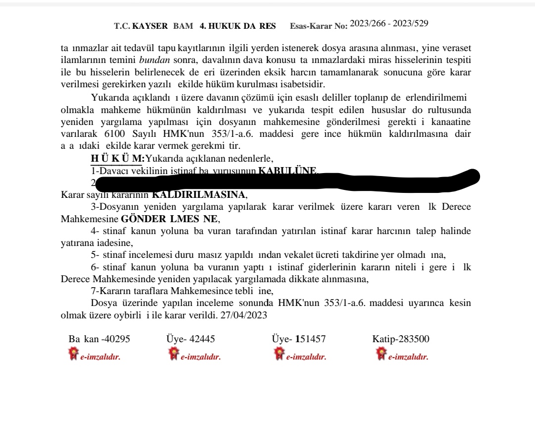 Avakifilhan's tweet photo. Açmış olduğumuz bir davada Kayseri Bölge Adliye Mahkemesi:

Hak düşürücü süre geçmiş olsa bile, davalının davayı kabul etmesi halinde mahkemece kabul beyanına değer verilerek bu yönde karar verilmesi gerekeceğine karar verdi.

Kayseri BAM 4. Hukuk Dairesi
2023/266 E.
2023/529 K. https://t.co/EdtSCDPrZg