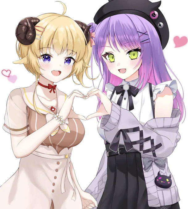 角闇sdsツーショット…!! #つのまきあーと #TOWART