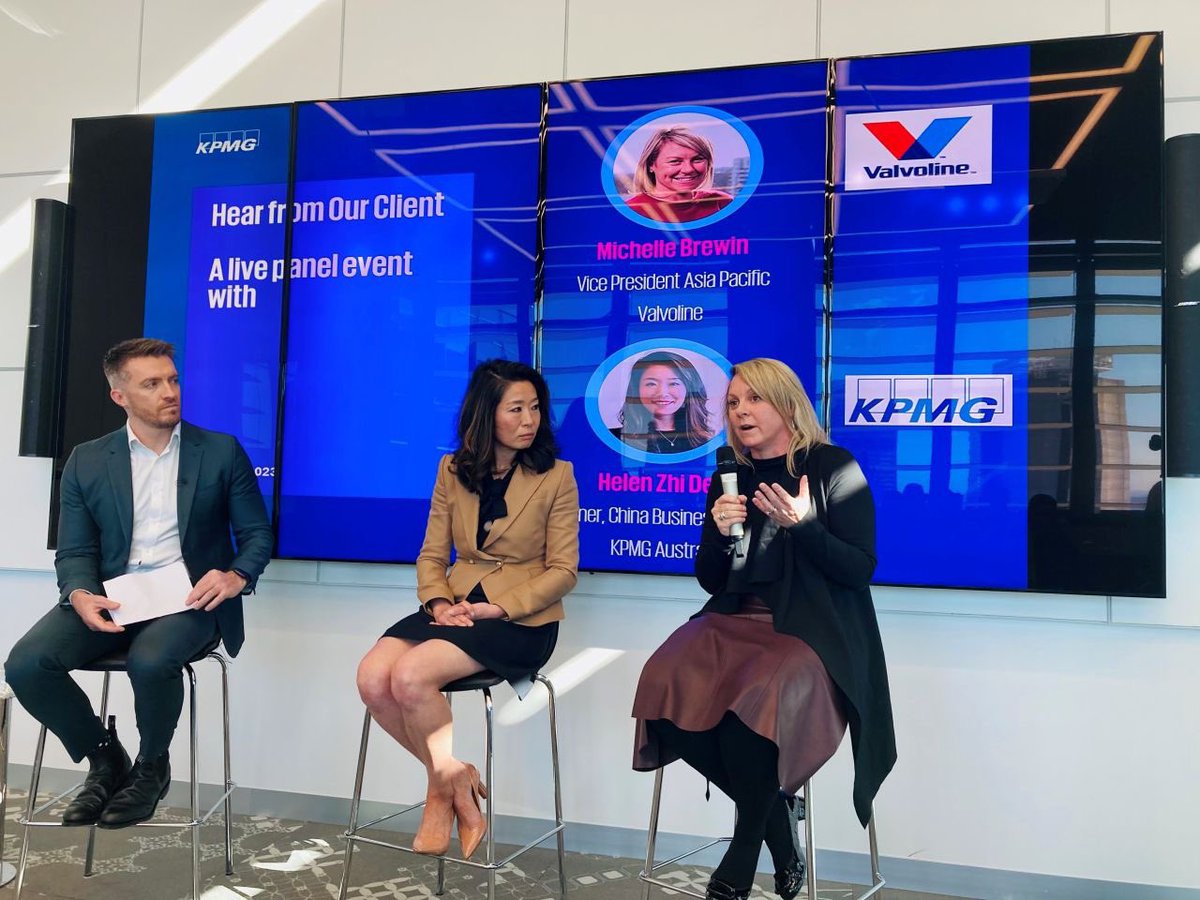 Mark Reddie (@reddienews) on Twitter photo It was a privilege to host a <a href="/kpmgaustralia/">KPMG Australia</a> panel discussion with two outstanding business leaders Partner Helen Zhi Dent from our China Business Practice & Valvoline VP Asia Pacific Michelle Brewin #womeninleadership #diversity #kpmg #diversityandinclusion #culturaldiversity It was a privilege to host a <a href="/kpmgaustralia/">KPMG Australia</a> panel discussion with two outstanding business leaders Partner Helen Zhi Dent from our China Business Practice & Valvoline VP Asia Pacific Michelle Brewin #womeninleadership #diversity #kpmg #diversityandinclusion #culturaldiversity