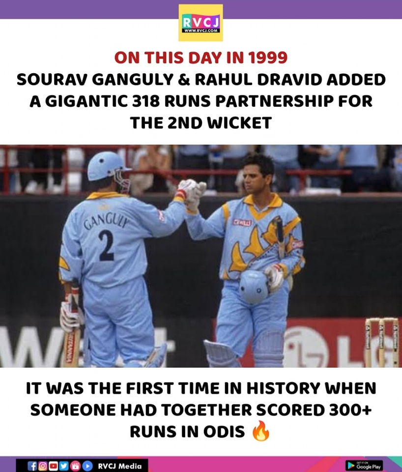 On this day in 1999

#RahulDravid #souravganguly #cricket