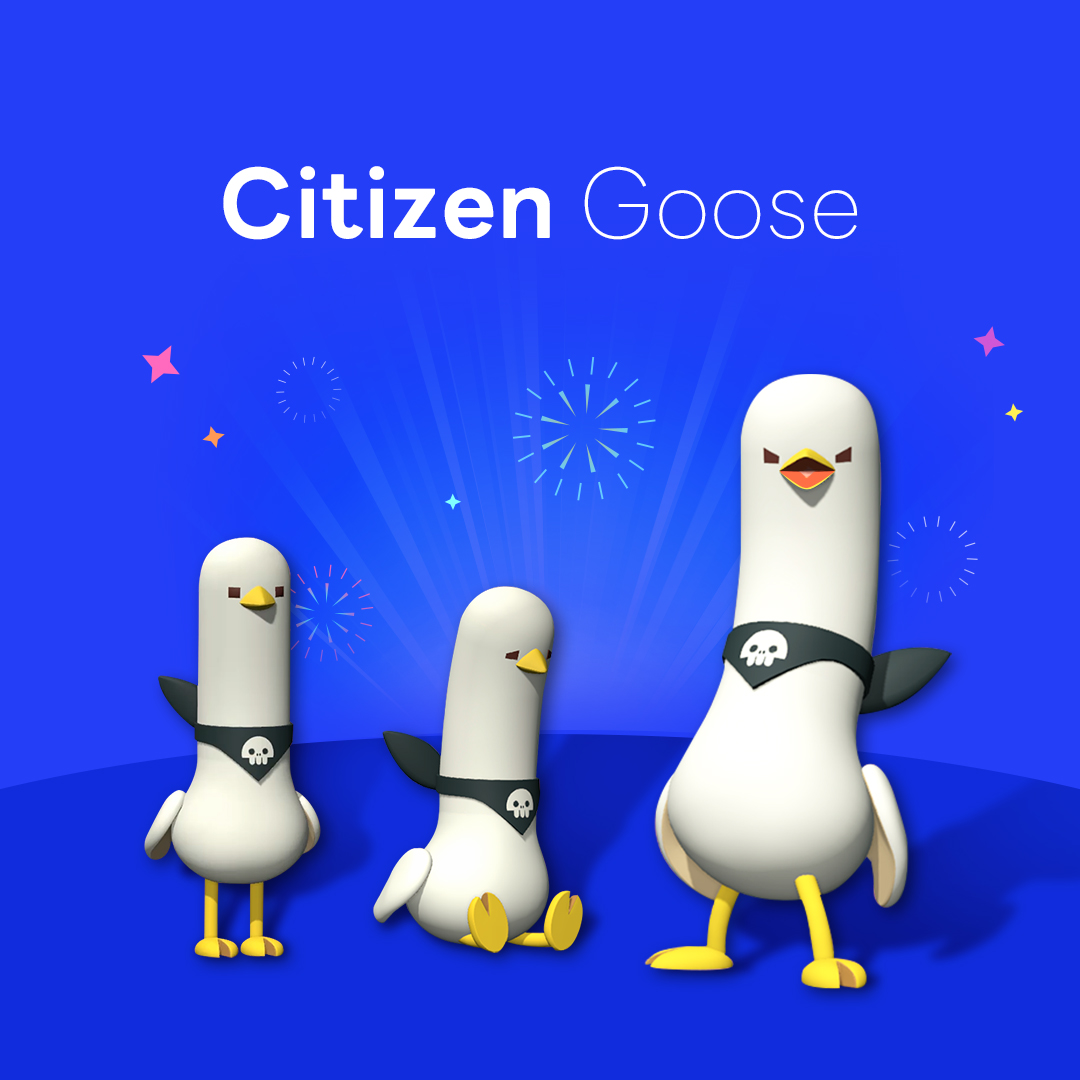 📢Introducing a new Citizen Pet!
Citizen Goose is coming on June 1st🐾

We're happy to introduce 'Citizen Goose' that will be joined in DOSI Citizen!🎉

If you want to know more about Citizen Goose, which will only be on sale for June?

👇
lin.ee/nra2cGv/qbko