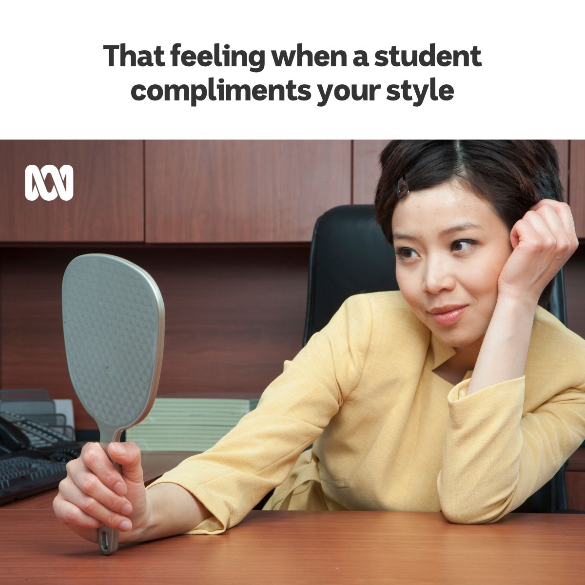 ABCEducationAU's tweet image. "Why yes, I am a style icon. Thanks for noticing!" 💅 #Teachers, what's the nicest compliment you've had from a student? #FunFridays