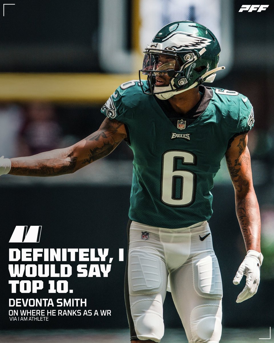 Is DeVonta Smith a top-10 WR in the NFL?