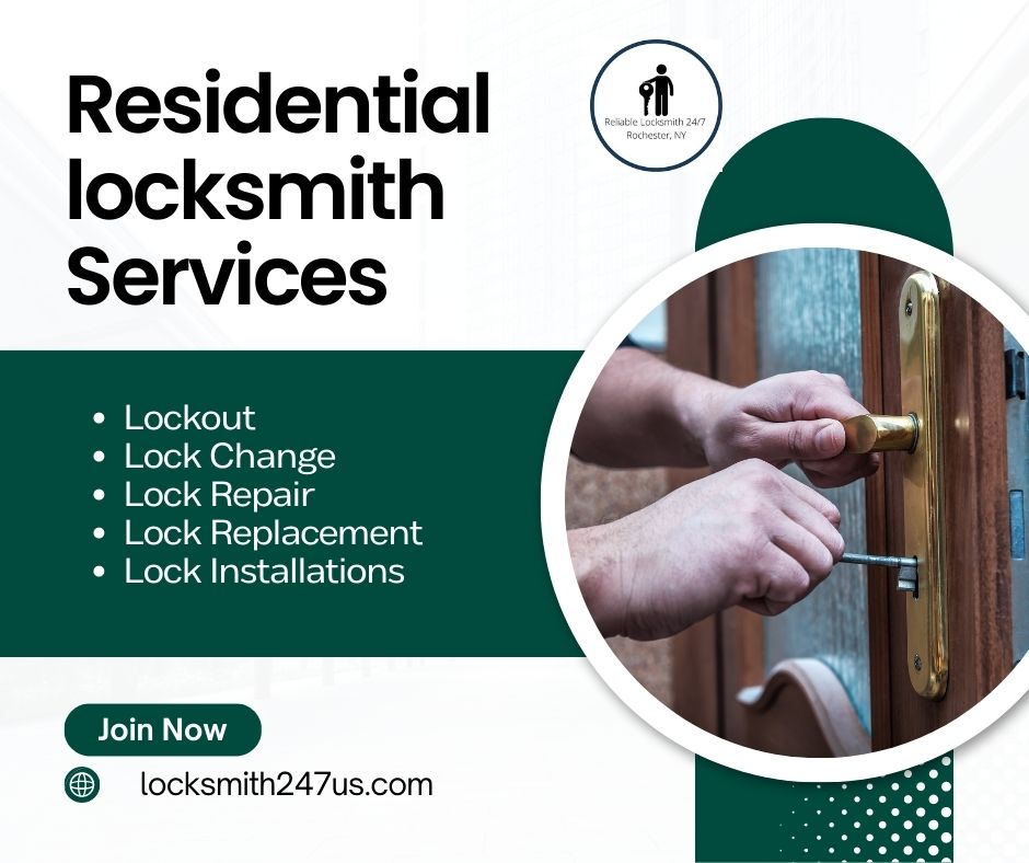 ReliableLock247's tweet image. 🏠 Looking for top-notch residential locksmith services in Rochester, NY? Look no further! At Reliable Locksmith LLC, we've got you covered for all your home security needs. 🗝️
#ResidentialLocksmithRochester #HomeSecurity #LockInstallation #RekeyingServices